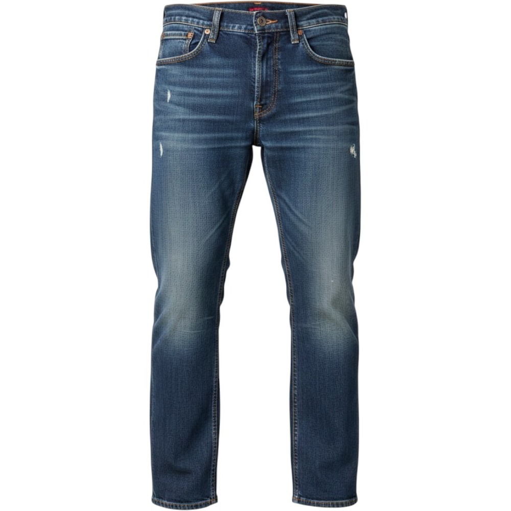 True Religion Mens Straight Leg Jeans Blue Medium Wash Made in USA Size 36‎